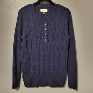 Size XL Sonoma Life + Style Navy Sweater